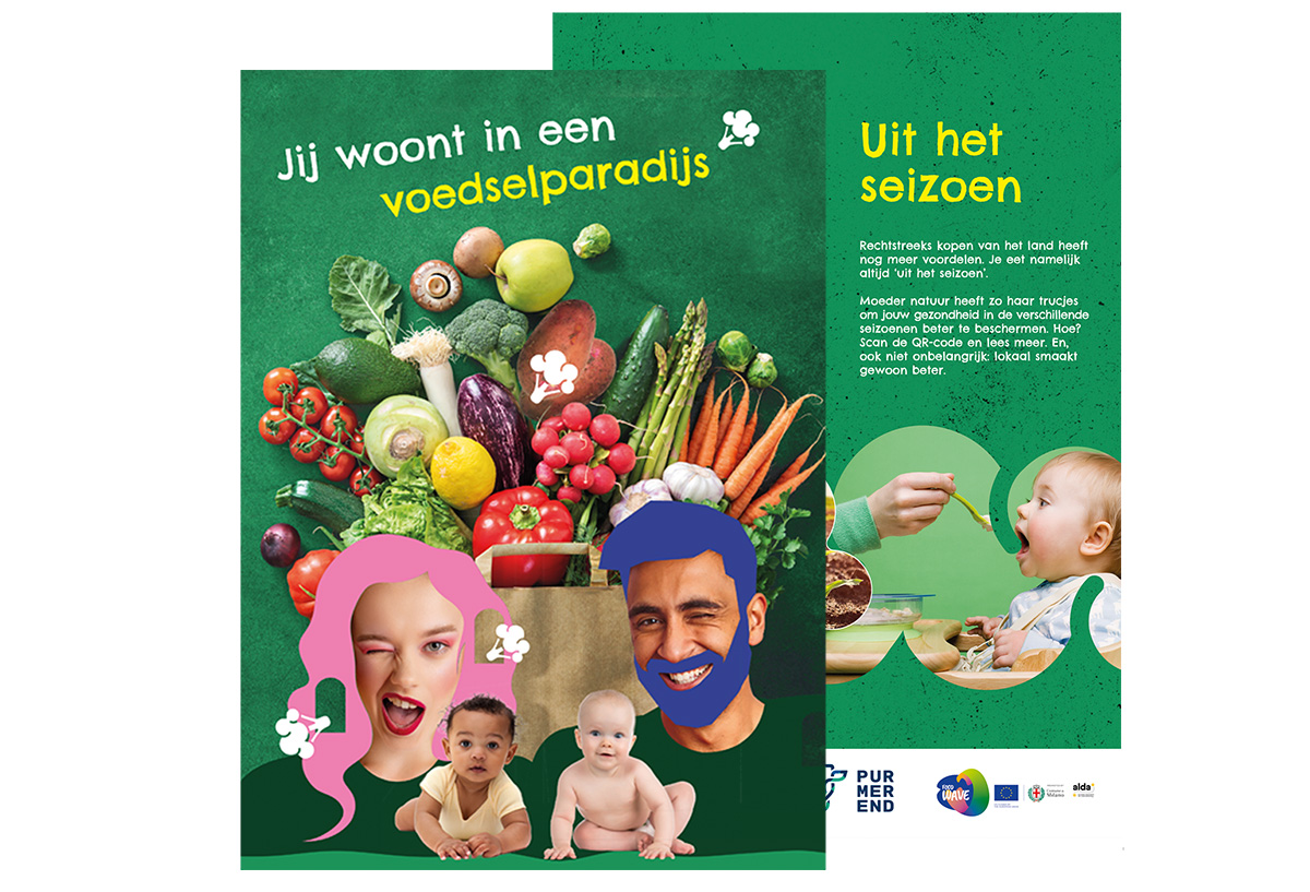 Babygroentetas festival ontwerp en communicatie voor algemeen belang PuurElise